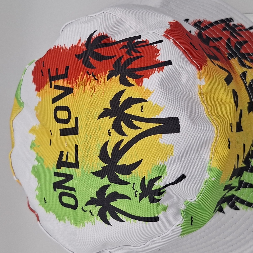 "One Love" Bucket Hat Unisex 22"-23" - Picture 4 of 4